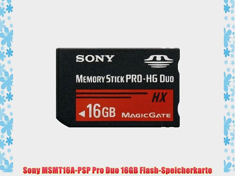 Sony MSMT16A-PSP Pro Duo 16GB Flash-Speicherkarte