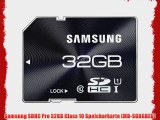 Samsung SDHC Pro 32GB Class 10 Speicherkarte (MB-SGBGBEU)