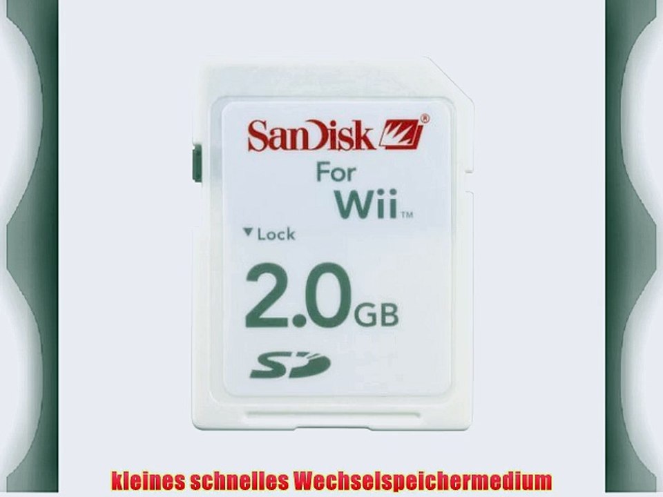 SanDisk Secure Digital Gaming (SD) Speicherkarte 2 GB