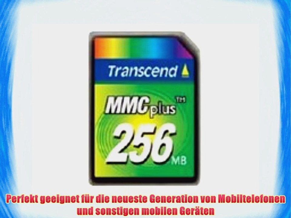 Transcend MMC Plus 256MB Speicherkarte