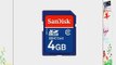 4GB Sandisk SDHC Speicherkarte ( 4 GB SD SDHC) f?r Canon IXUS 105 Digitalkamera   Speicherberechnungs