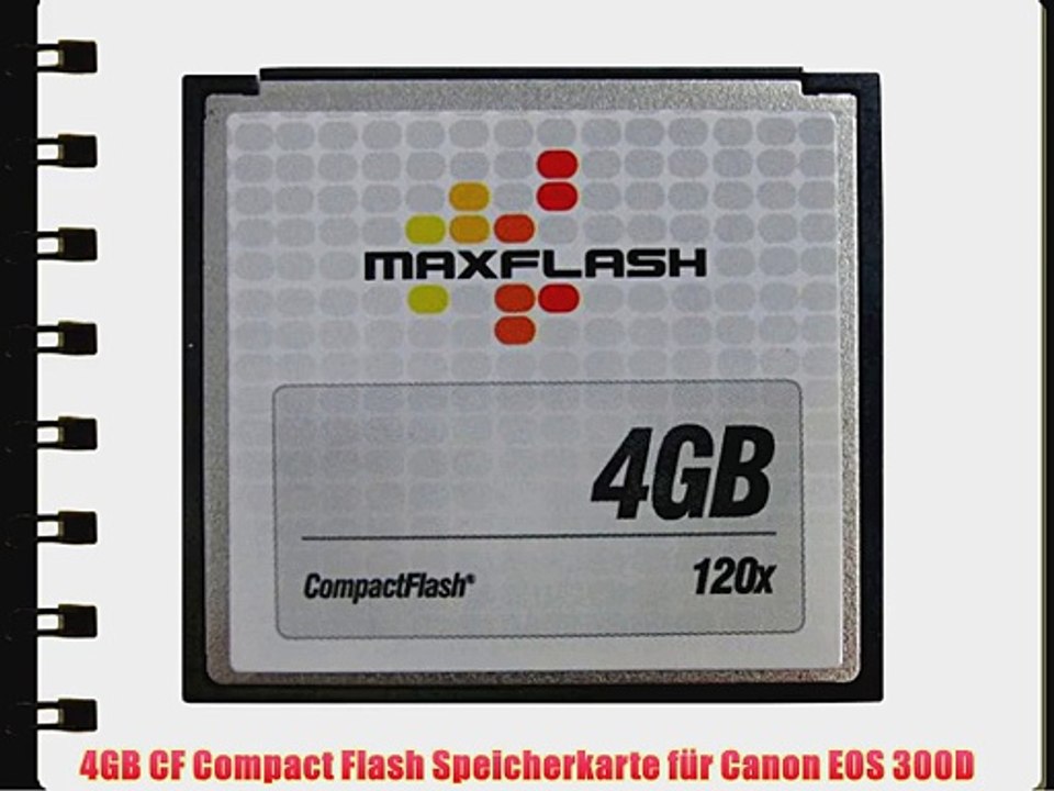 4GB CF Compact Flash Speicherkarte f?r Canon EOS 300D