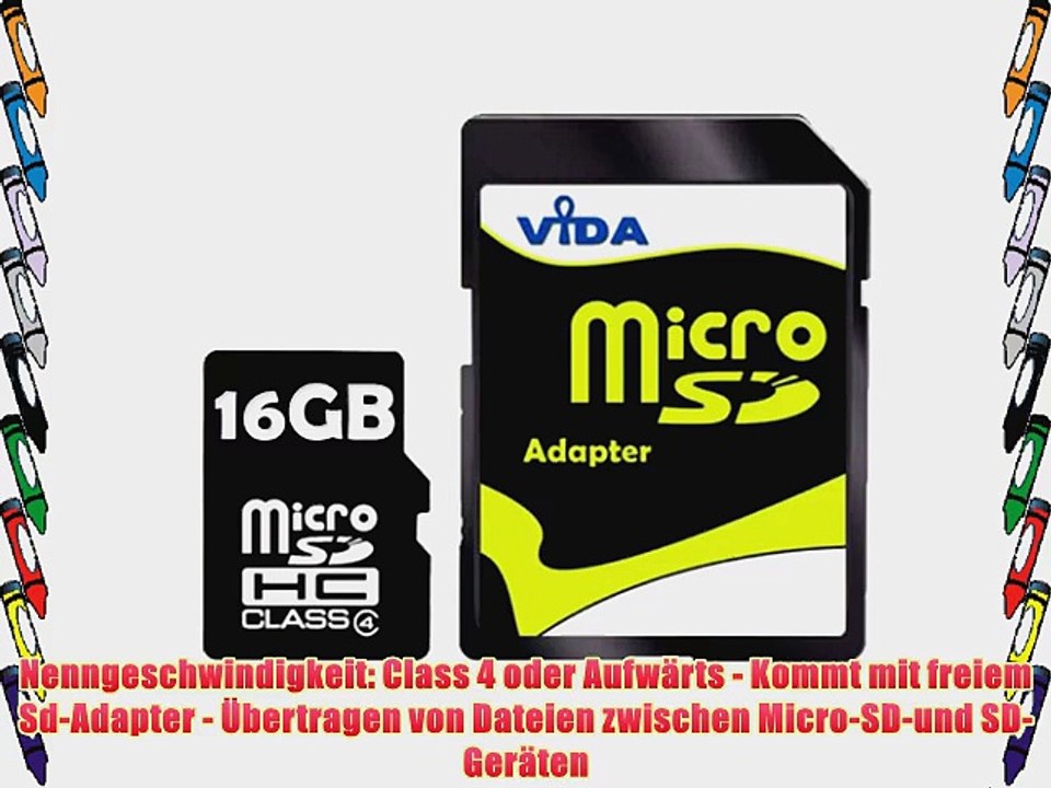 Neu Vida IT 16GB Micro SD SDHC Speicherkarte f?r Nokia - Lumia 520 - Lumia 620 - Lumia 720
