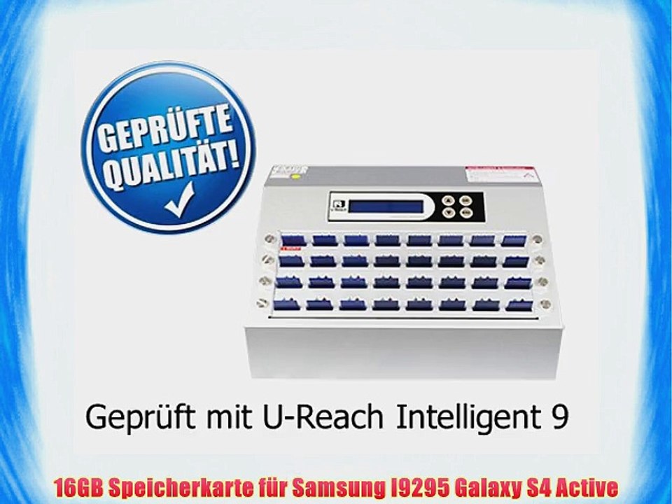 16GB Speicherkarte f?r Samsung I9295 Galaxy S4 Active