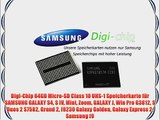 Digi-Chip 64GB Micro-SD Class 10 UHS-1 Speicherkarte f?r SAMSUNG GALAXY S4 S IV Mini Zoom GALAXY