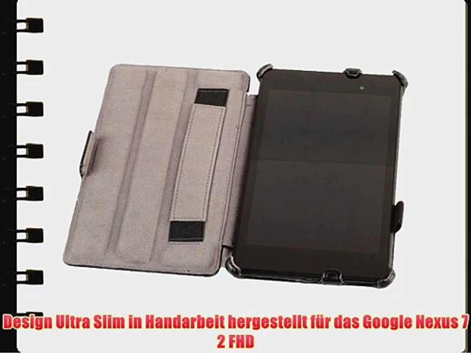 Ultra Slim Tasche Leder neu Google Nexus 7 2 FHD 16Gb und 32 Go 2013 (Nexus 7 Generation 2)