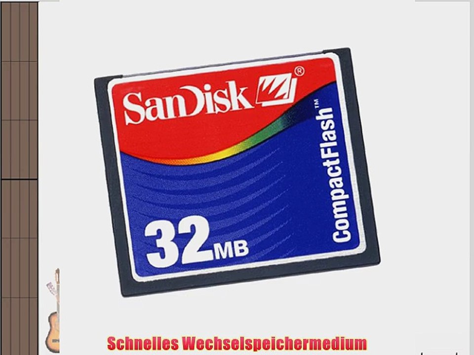 SanDisk CompactFlash Speicherkarte 32MB (Typ I)
