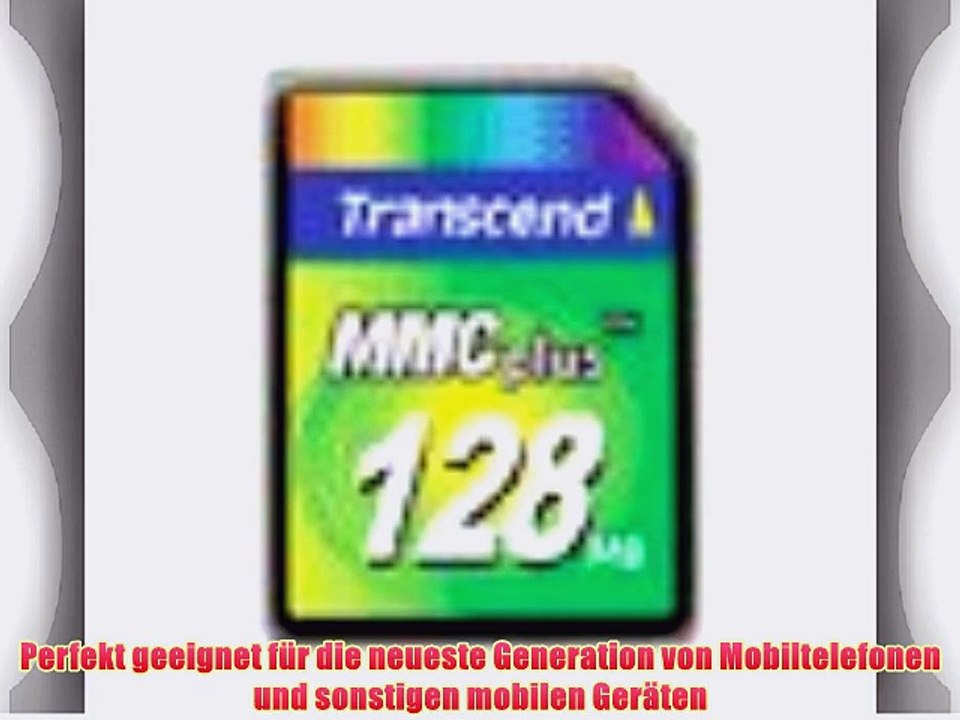 Transcend Multimedia Card Plus (MMC Plus) Speicherkarte 128 MB