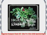 Kingston Compact Flash (CF)  Elite Pro 133x 32GB Speicherkarte