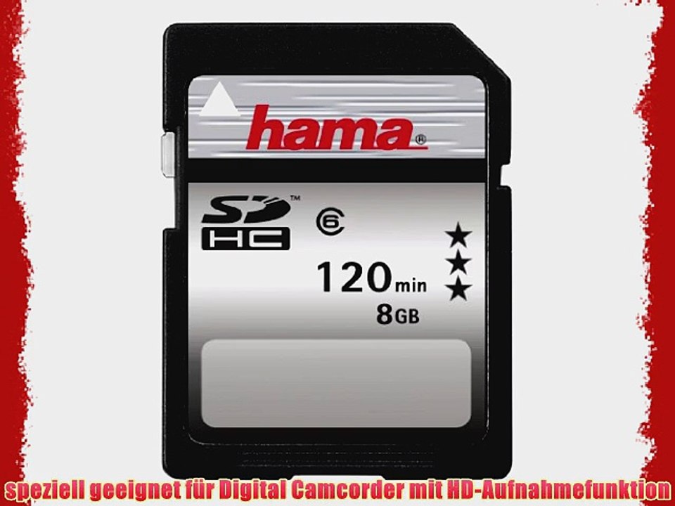 Hama SD HC 8GB Video Card