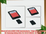 Microcell microSDXC 64GB Speicherkarte / 64gb micro sd karte f?r Samsung Galaxy Note 10.1 LTE