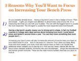 Fastest Way To Build Muscle - Increase Bench Press Program from Critical Bench