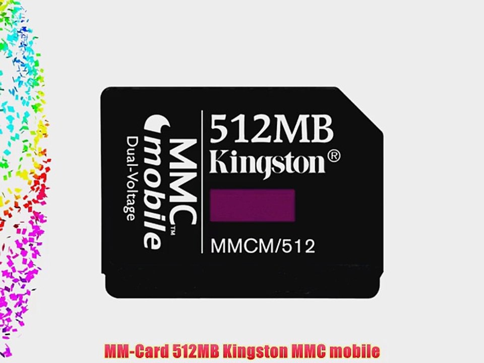 MM-Card 512MB Kingston MMC mobile
