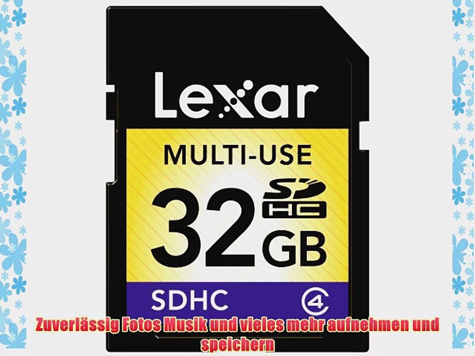 Lexar SDHC 32GB Class 4 Speicherkarte