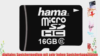 Hama Class 6 microSDHC 16GB Speicherkarte ohne Adapter/Mobile