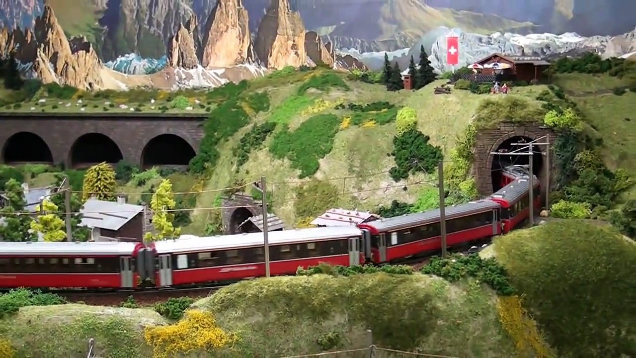 Modelleisenbahn Rhätische Bahn RhB H0 Schmalspur
