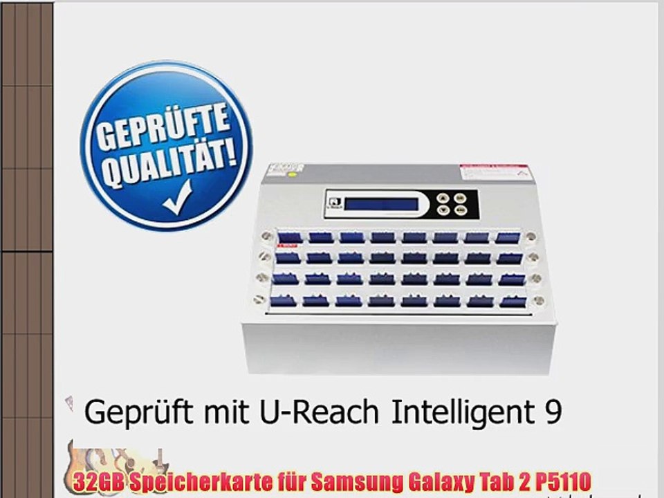 32GB Speicherkarte f?r Samsung Galaxy Tab 2 P5110