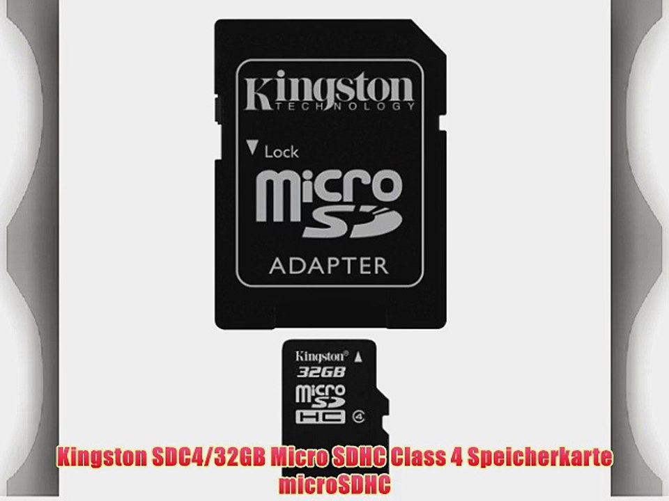 Kingston SDC4/32GB Micro SDHC Class 4 Speicherkarte microSDHC