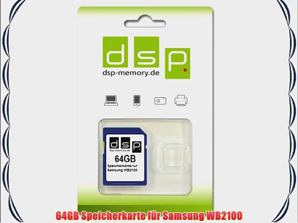 64GB Speicherkarte f?r Samsung WB2100