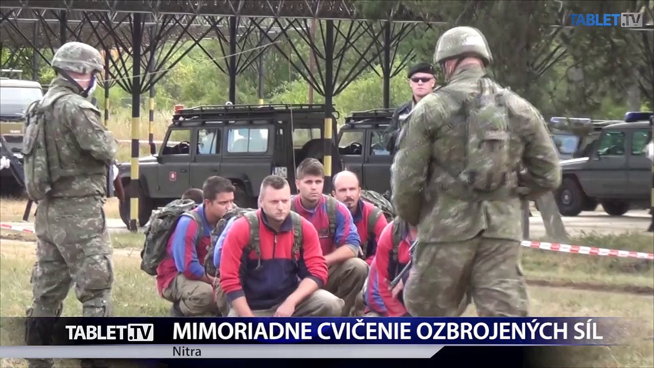 Vojaci sa pripravujú na migrantov mimoriadnym cvičením