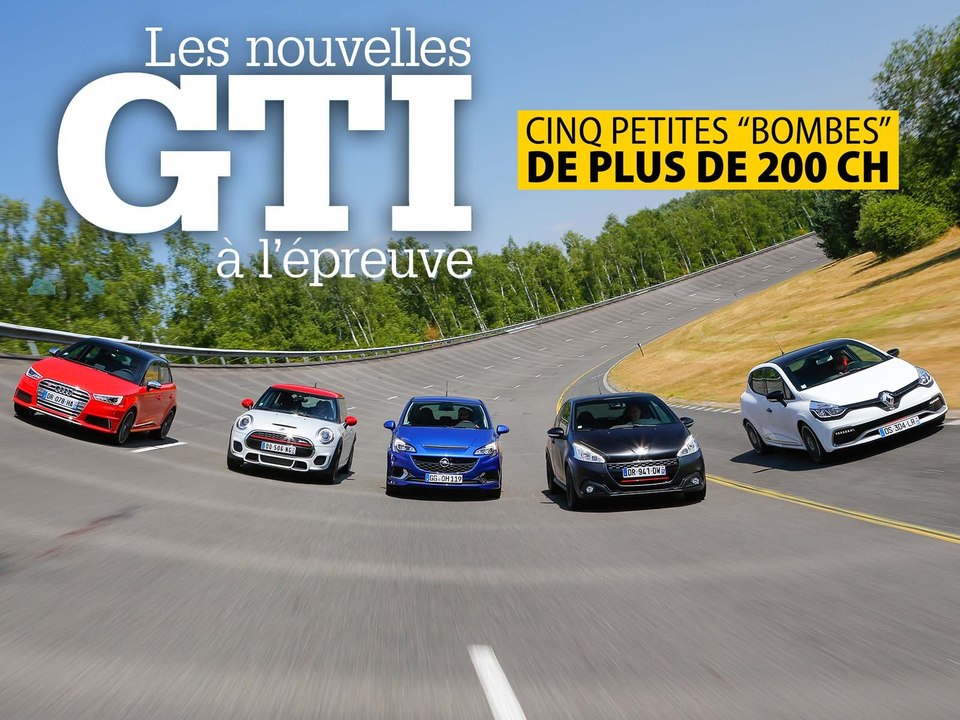 5 citadines ultra-sportives à l'essai