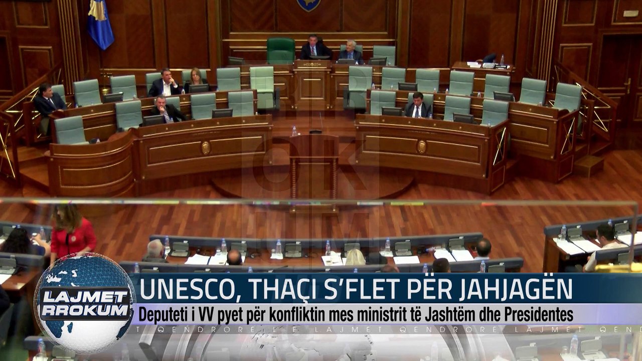 UNESCO, THAÇI S’FLET PËR JAHJAGËN