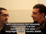 ITALIAN HYPERPOLYGLOT speaks 25 languages (Russian, swedish, farsi, serbian,  etc...)