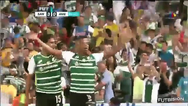 Santos vs América 3-1 Cuartos de Final Vuelta Liguilla Clausura 2014 Liga Bancomer MX - Goles