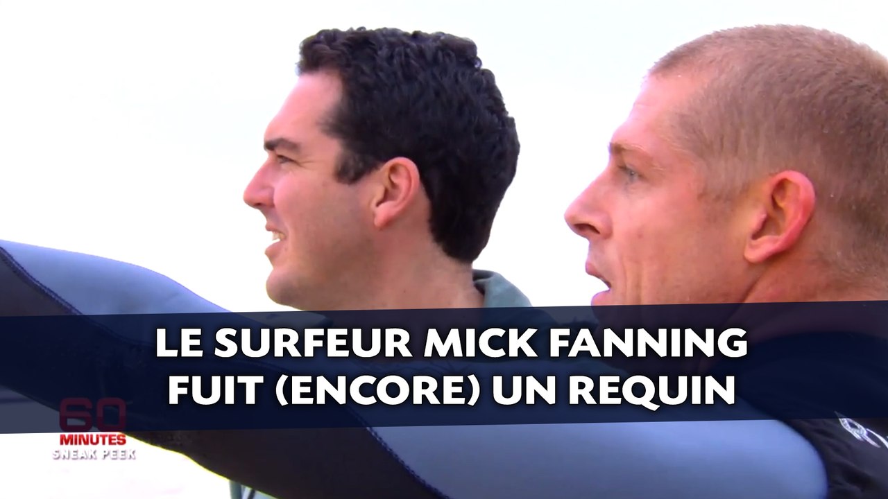 Le surfeur Mick Fanning fuit (encore) un requin