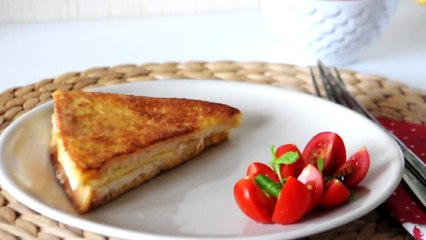 Tavada Yumurtalı Tost _ Fransız Tostu Tarifi