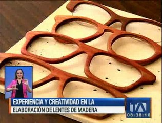 Experiencia y creatividad en la elaboración de lentes y gafas de madera