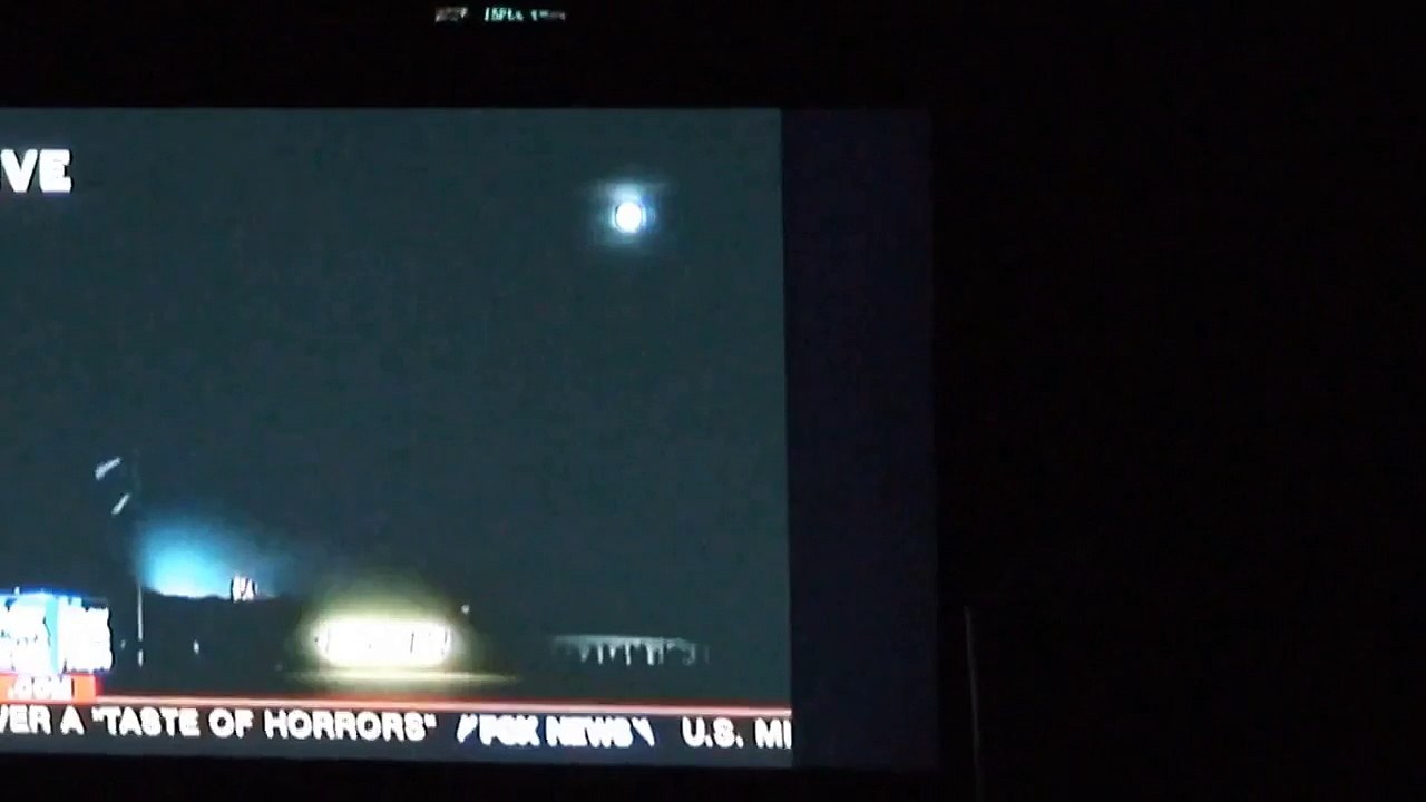 Space Shuttle Flies Over Full Moon (Last Night Launch)