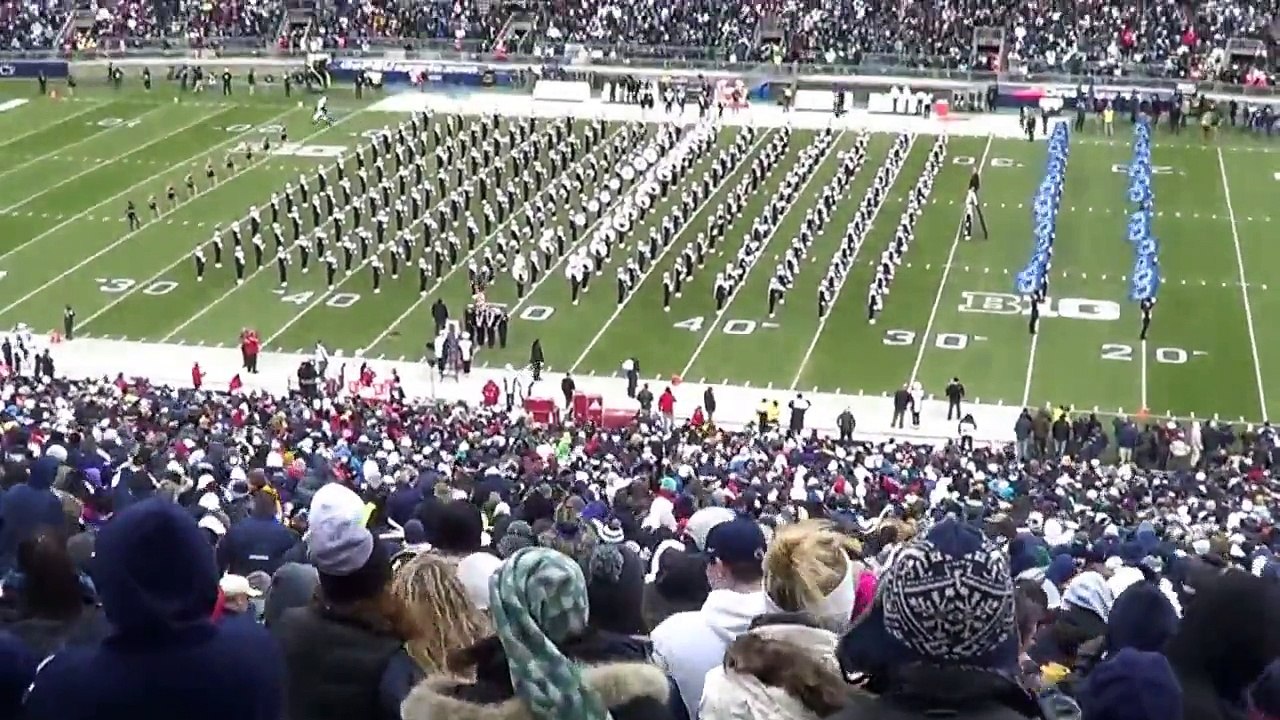 The Penn State Blue Band pregame show.  November 23, 2013.