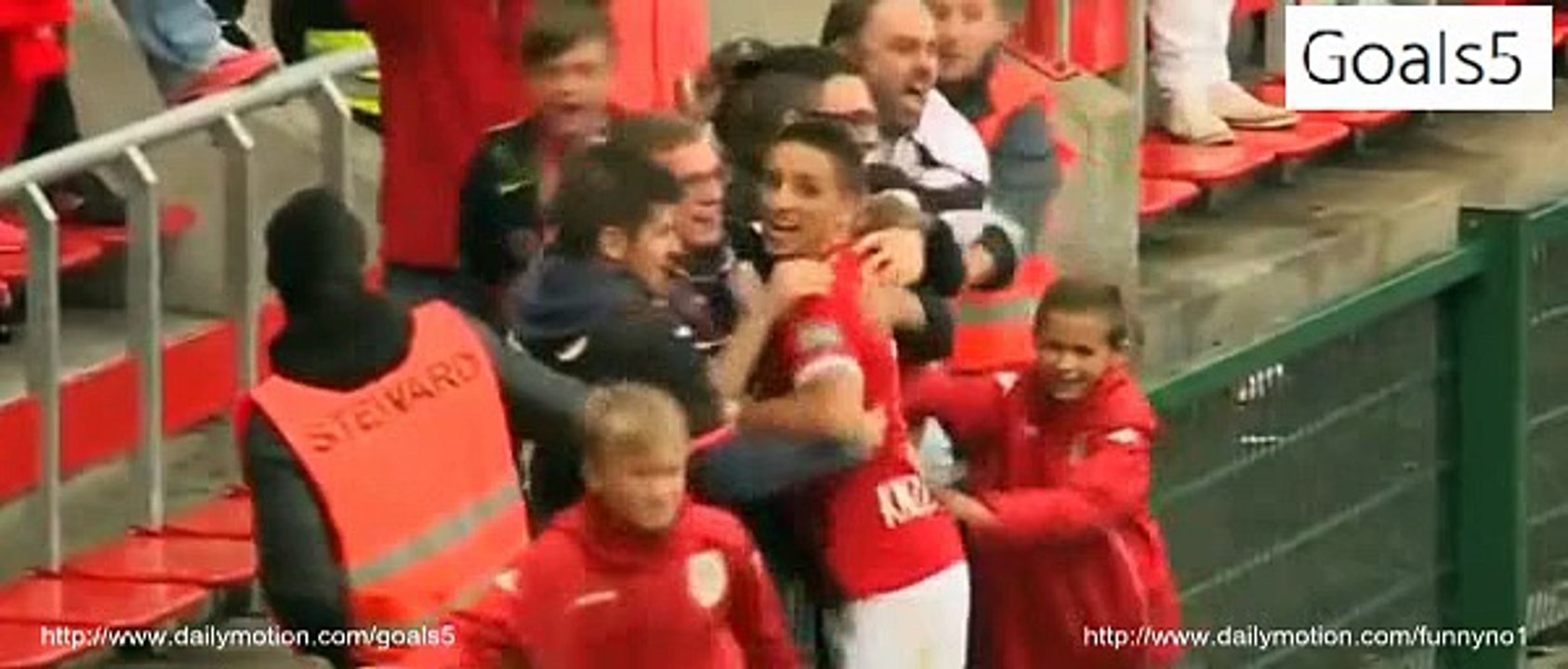 Anthony Knockaert Goal Standard Liege 2 - 0 FK Zeljeznicar Europa League 30-7-2015