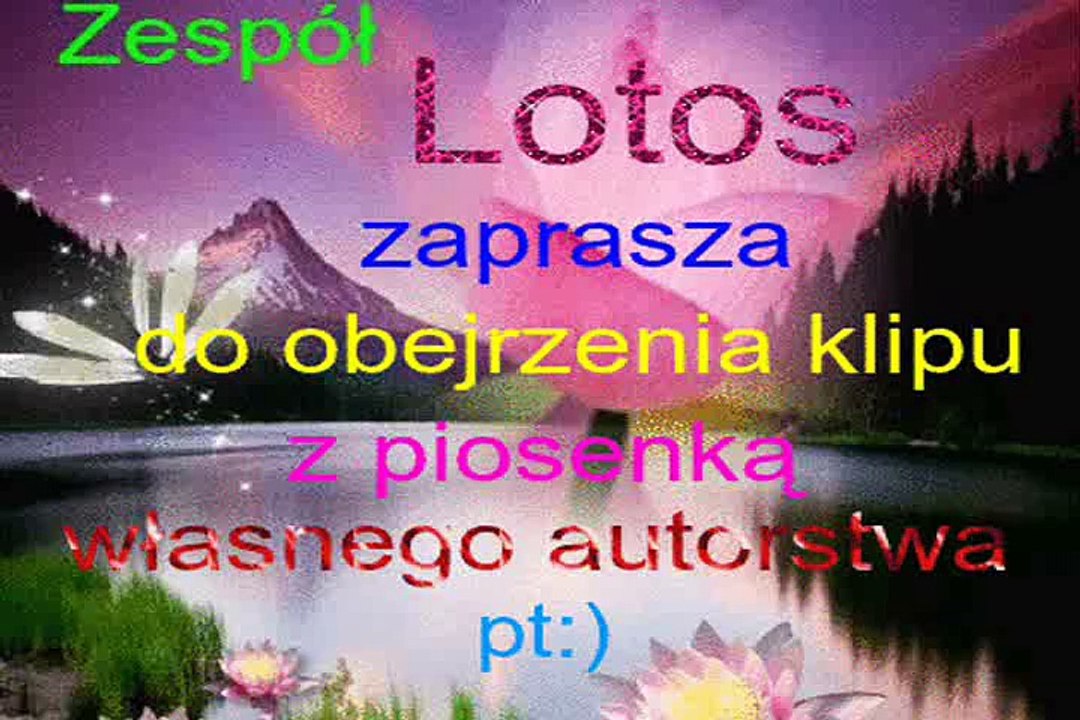 Zespół Lotos - Za dużo łez  ( Własny utwór )