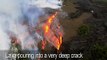 Hawaii  Kilauea Volcano Eruption Erupts 03/06/2011 Aerial Footage AMAZING