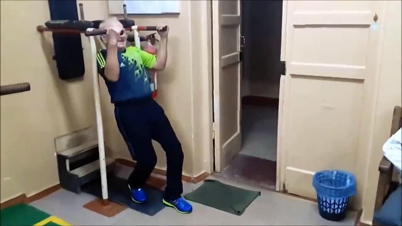 Mukhtar kakar presents .old man exercise haha old is gold