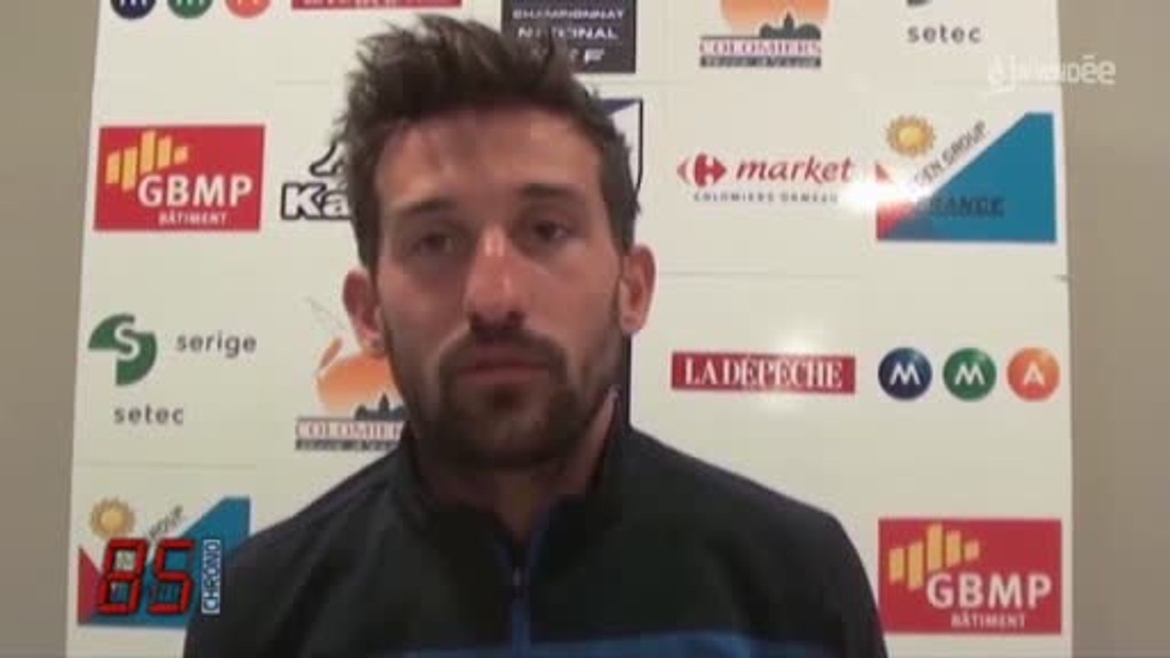 Colomiers vs Poiré-sur-Vie (0-1) : Interview de Simon Hebras