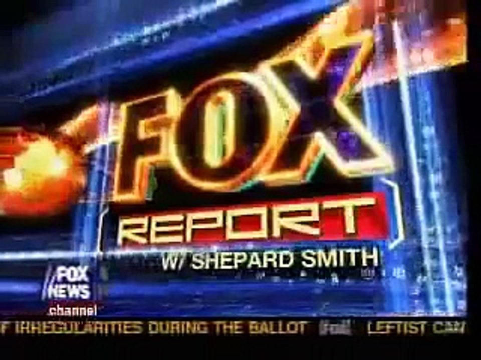 Fox Report graphics- Fox News Channel