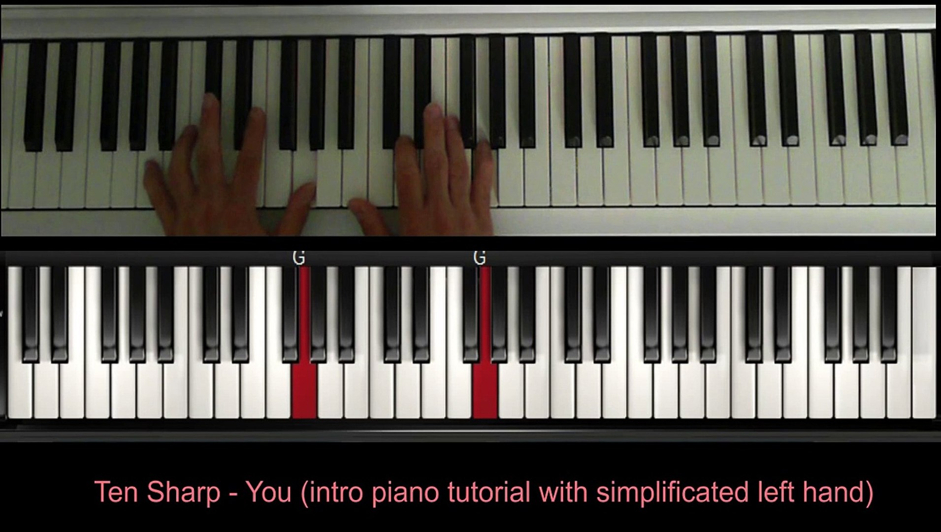 Ten sharp - You (Intro piano tutorial) - video Dailymotion