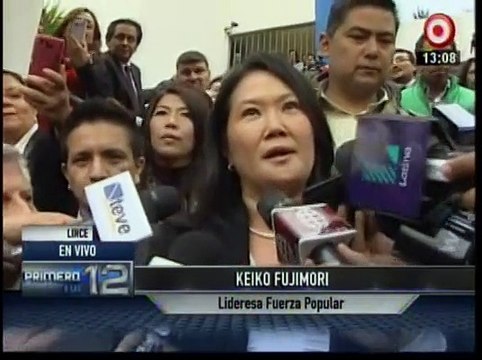 Keiko Fujimori: La omisión más grave de Humala fue la seguridad