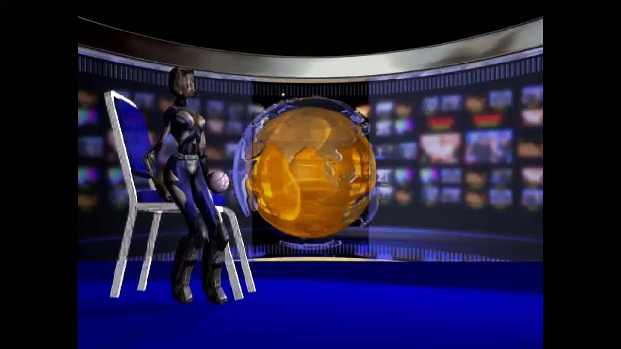 Truespace 7.5 3d character animation chromakey green screen