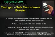 TestoGen - natural remedy for men with low testosterone level - safe testosterone booster