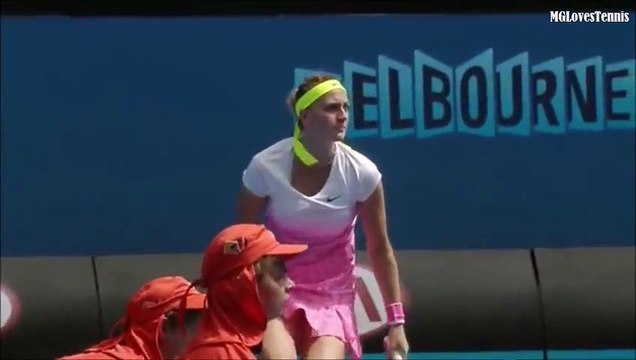 Petra Kvitova vs Richel Hogenkamp Australian Open 2015 Highlights