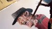 Freddy Krueger drawing Freddy Krueger!