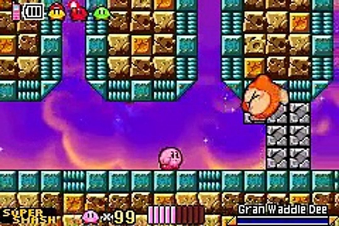 Kirby and the amazing mirror: como llegar al jefe nº8 (Master & Crazy Hand)
