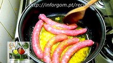 Salsichas Frescas com Cogumelos