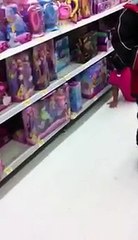 Lexi acting a damn fool in Walmart