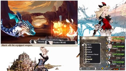 Bravely Default - 999999 Damage Sent Move