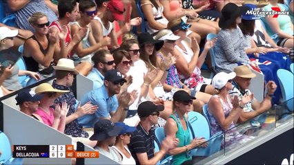 Madison Keys vs Casey Dellacqua Australian Open 2015 Highlights
